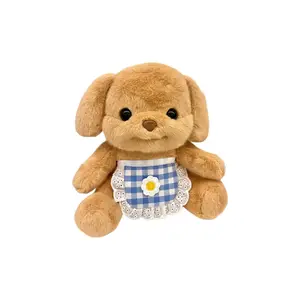 Милый плюшевый щенок пуделя с маленьким носом, игрушка-розыгрыш, высота 35см 77 SEVEN DREAM