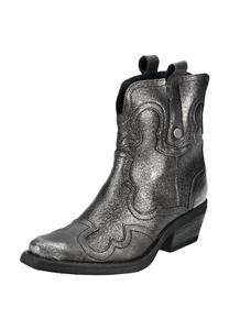 Кожаные ботильоны Steve Madden, серебряный