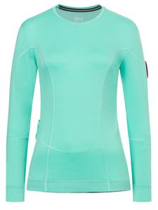 Лонгслив super.natural Merino Fahrradtrikot, цвет mintgrün