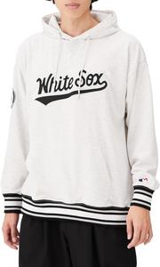 Толстовка с капюшоном MLB (MLB), махровая ткань, с длинным рукавом, мужская и женская, белая