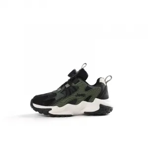 Низкие детские кроссовки для повседневной жизни Jeep, черный/зеленый