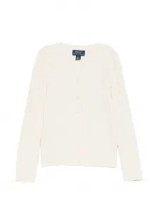 Кардиган на пуговицах Polo Ralph Lauren Kids, бежевый