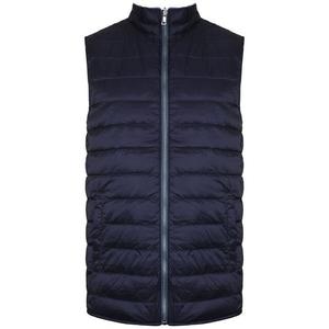Двусторонний мужской жилет темно-синего цвета Hackett London, синий
