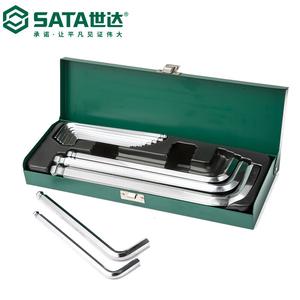SATA Tools, набор шестигранных ключей с удлиненной шаровой головкой, 14 предметов 09141