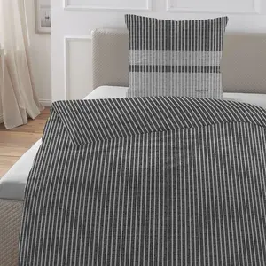 Постельное белье 41306 серебристо-серый 155x220 см + 80x80 см Hechter Paris