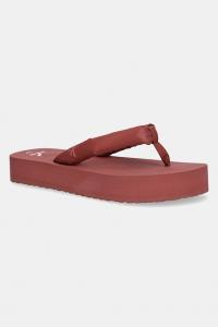 Шлепки BEACH SANDAL FLATFORM TTXR SATIN Calvin Klein Jeans, розовый