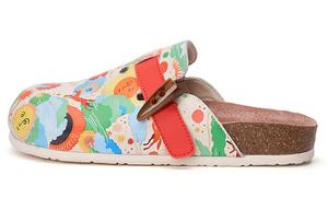 Мюли женские с закрытым носком женские Joy&Mario, хаки