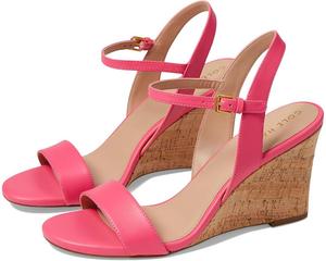 Туфли Cole Haan Josie Wedge Sandals, цвет Camelia Rose Leather/Cork