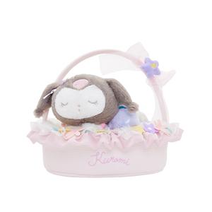 Кукла Kuromi Spring Dream Flower Basket Collection плюшевая кукла высота 27см Sanrio
