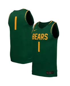 Мужская зеленая баскетбольная майка Baylor Bears Replica Nike