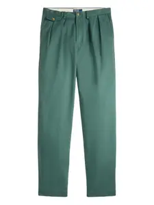 Плиссированные брюки Polo Ralph Lauren, зеленый