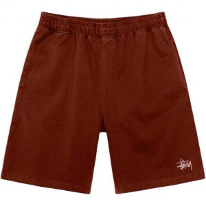 Шорты Heavy Jersey Short Stussy, Burgundy