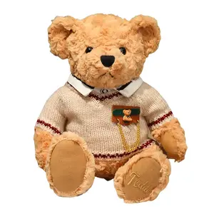 Плюшевая кукла милый медвежонок 28 см высотой Princess lovers, коричневый