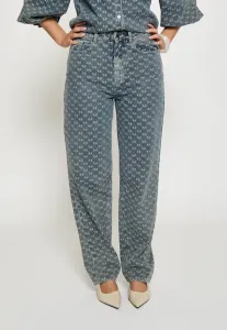 Джинсы sienne с высокой талией и свободным кроем Minus, Light Denim