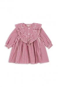 Детское хлопковое платье KIM DRESS GOTS Konges Sløjd, красный