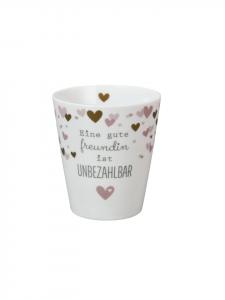 Счастливая кружка: Хороший друг бесценен (в белом) Krasilnikoff