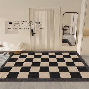 Y U-LIVE Ковер 140х160 см из кожи для прихожей, съемный, в стиле хай-энд, моющийся, горизонтальная укладка, Flowing Golden Years