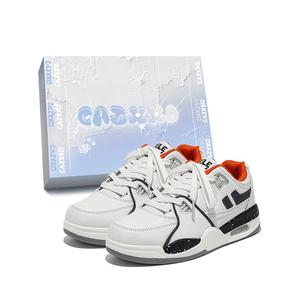 CAZXXO Кеды унисекс низкие черно-красно-синие с белым, цвет White Black Red