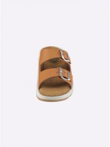 Franken-Schuhe Мюли Pantolette in camel