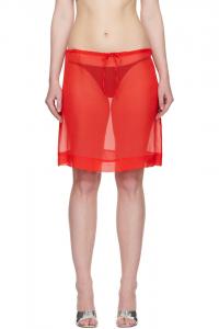 Мини-юбка Milevo Paloma Wool, красный