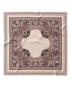 Мужской шейный платок Marcello - шелковый платок для мужчин Elizabetta, загар/бежевый