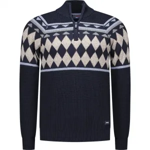 Свитер Nza New Zealand 25HN407 half zip, синий