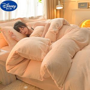 Disney Пододеяльник 180х220 см, вельвет, кремовый