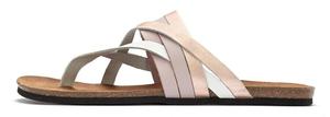 Сандалии с т-образным ремешком LASCANA T-Bar Sandals, розовый