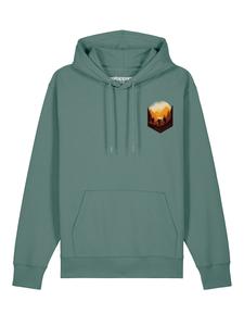 Толстовка Watapparel Hiking in the mountains, зеленый