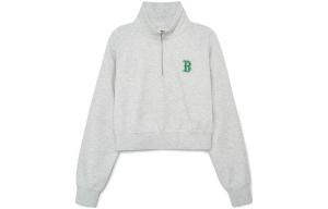 Базовый логотип свитшот Women's Gray MLB, серый