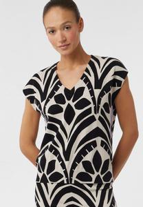 Футболка с принтом comma casual identity, черный