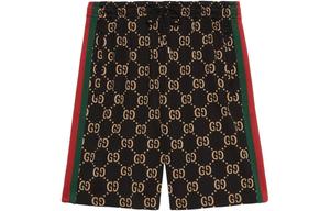 Повседневные шорты мужские черные Gucci, черный