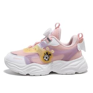 Детские противоскользящие легкие кроссовки на низком ходу с амортизацией Lifestyle BOBDOG, розовый