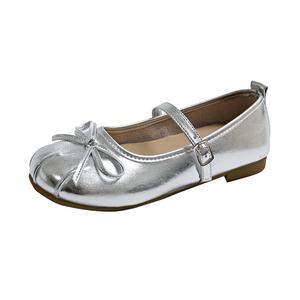 Туфли Мэри Джейн на блочном каблуке женские WUJI, Silver