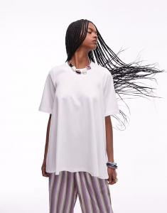 Футболка-трапеция ASOS DESIGN белого цвета