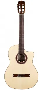 Cordoba GK Studio Negra - верх из массива европейской ели, задняя и боковые стороны из розового дерева с пьезозвукоснимателем