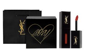 SAINT LAURENT Черная туба Black Gold блеск для губ Box глянцевый легко растушевывается стойкий 5,5 мл