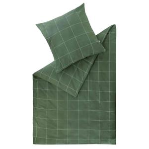 Фланелевое постельное белье в клетку Esprit, зеленый