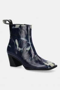 Ботильоны из кожи Karole Camper, синий