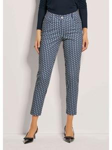 MADELEINE Брюки с пятью карманами, темно-синего / кремового / стального синего цвета