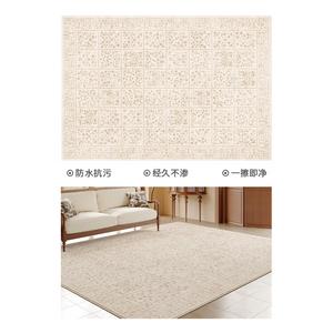 Y U-LIVE Ковер 120х160 см для гостиной/спальни в винтажном французском стиле, моющийся, из искусственной шерсти, утолщенный