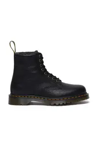 Мужские ботинки Dr. Martens 1460 WL кожаные байкерские, черный