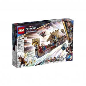 Конструктор Super Hero Collection Marvel, Thor God Of Thunder, Thor Goat Boat, 564 детали, 76208 LEGO