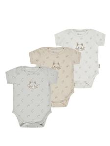 Sterntaler Набор из 3 боди с кошачьими рисунками разных цветов