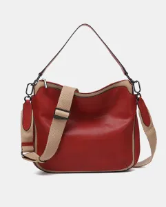 Сумка на плечо Oceans Diary из красной кожи Abbacino, красный