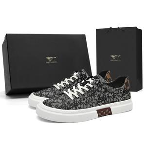 Низкие мужские кроссовки SEPTWOLVES, Black (Standard Leather Shoe Size)