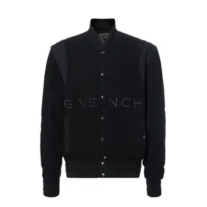 Givenchy Бомбер с вышитым логотипом, Black