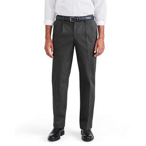 Брюки классического кроя со складками Big & Tall Dockers Signature Iron Free Stain Defender, цвет Steelhead