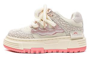 Кеды, скейтборд обувь женская низкая розовый Roubini, цвет Variety powder