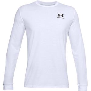 Langarm sportstyle левая грудь, лс Under Armour, белый